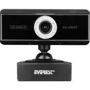 Resim SC-HD07 1080p Usb Harici Mikrofonlu Webcam Pc Kamera Everest