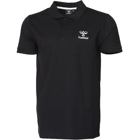 Resim Hummel 911655-2001 Siyah Erkek Polo Yaka T-shirt 