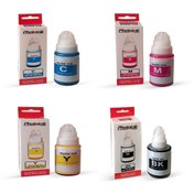 Resim PHOTOINK Canon G5040 - G 6040 G7040 Için 4 Renk 1 Takım Photoink Mürekkep 