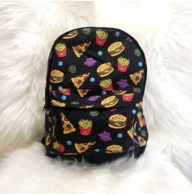 Resim Fast Food Sırt Çantası 