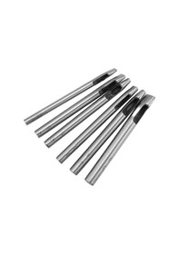 Resim Xurunkeji Deri İçin 6 Boyutta Oval Delgeç 6mm-10mm İçi Boş Deri İşleme El Delme Alet Seti Deri İşleme İçin 