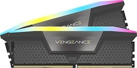 Resim Corsair 32GB (2X 16GB) DDR5 6000MHZ CL36 RGB DUAL KIT PC RAM VENGEANCE RGB EXPO CMH32GX5M2E6000Z36 