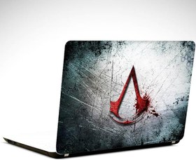 Resim Assasins Kırmızı Laptop Sticker 10 İnch (25X19CM) 