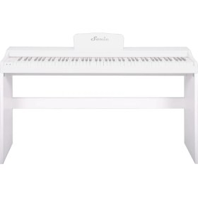 Resim DSA Piyano Standi - Sonic BL170 Model Piyanoya Uyumlu Beyaz (Model Ismi: Pekinel) 