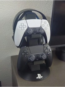 Resim WELLCUT PlayStation 5 Kol Standı - DualSense ve Kulaklık Tutucu 