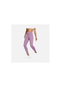 Resim Nike Dri-fit Universa Medium-support High-waisted 7/8 Training Kadın Mor Spor Tayt Dq5897 Mor 