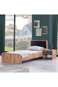 Resim Setay Milas Genç Odası - 3 Kapılı Dolap, Karyola, Komodin, Şifonyer 