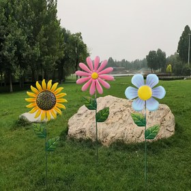 Resim Çiçekler, Bahçe, Dış Mekan Balkon, B&B Dekorasyonu, Anaokulu Peyzajı, Demir Bahçe Süsü, Saksı Dekorasyonu, Villa Bahçe Dekorasyonu, Demir Metal Zemin Ekleme El Sanatları için Ayçiçeği Çiçek Ekleme 