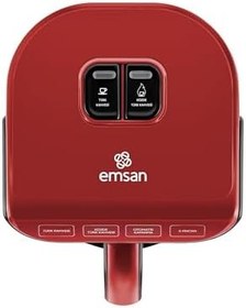 Resim Emsan Közde Türk Kahve Makinesi Cherry Red 