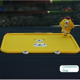 Resim Hightower Cinnamon Dog Tabanlık Araç Dekoru Telefon Tutucu Kaymaz Zemin Paspası 