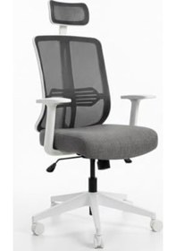 Resim Zeon Büro Ofis Sistemleri // Yönetici Koltuğu Ofis Çalışma Koltuğu Abanoz - Beyaz 