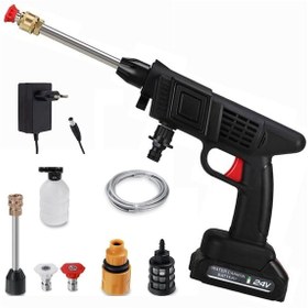 Resim Şarjlı Oto Yıkama Tabancası Köpükleme Tabancası30 Bar 