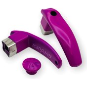 Resim Çaydanlık Kulp Demlik Kulp Seti Kulp ve Kapak Tutacak Seti Fuşya 