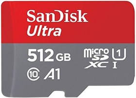 Resim SanDisk 512 GB MicroSDXC Ultra 150MB Kart Sadece - Genişletilmiş Kapasite SD (MicroSDHC) 