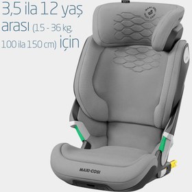 Resim Maxi-Cosi Kore Pro Işık Sensörlü ADAC'lı İsofixli I-Size 15-36 Kg Çocuk Oto Koltuğu Authentic Grey 