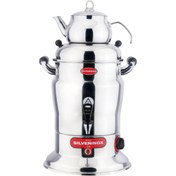 Resim Işıkgaz Silverinox Tek Demlikli 10 L Çay Semaveri Inox 