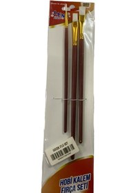 Resim Luna Göcek Hobi Kalem Fırça Seti 3 Parça 