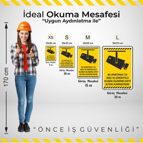 Resim isgtabelam 35x50cm/fosforluDekota/Bu Apartman 7/24 Sesli Ve Görüntülü Olarak Kayıt Altına Alınmaktadır/v6 