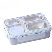 Resim Weather Forecast 304 Çelik Mor 950 ml 4 Bölmeli Öğrenci Ofis Yemek Mama Kabı Sefertası cin864mr 