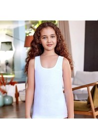 Resim Berrak 2519 Kız Çocuk Kalın Askılı Atlet 12 Adet 001 