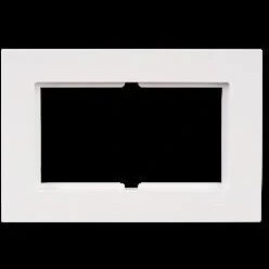 Resim Günsan Elektrik Eqona Beyaz 2 Lı Prız Cerceve 