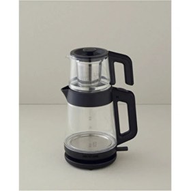 Resim Cmk 6001 Cam Çay Makinesi Siyah 