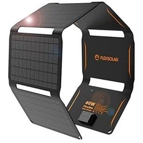 Resim Flexsolar E40 Etfe Solar Şarj Cihazı, 40w Monokristal 