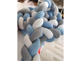 Resim Özgürce Örgü Korumalık 3’lü Set 90X190 cm Montessori Yatak Için Uygun 