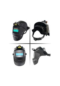 Resim Springsun Geniş Görüşlü Gerçek Renk Otomatik Kararma Maskesi - 130 C Yüksek Isı Dayanımlı Ark Kaynağı/taşlama/kesme 