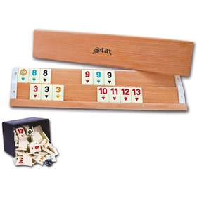 Resim Star Ağaç Okey Takımı 