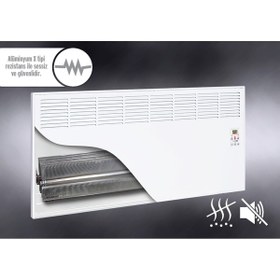 Resim AyrStore İvigo Elektrikli Panel Konvektör Isıtıcı Dijital 2500 Watt Beyaz EPK4590E25B 