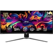 Resim Msı 34" Qd OLED Mpg 341CQPX 0.03MS 240HZ Hdmı-Dp Kavıslı Gamıng Monitör 3440X1440 