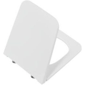 Resim Vitra Equal Klozet Kapağı 119-003-009 Slim - Duroplast - Üstten Sıkmalı - Yavaş Kapanır - Metal Menteşeli - Beyaz 