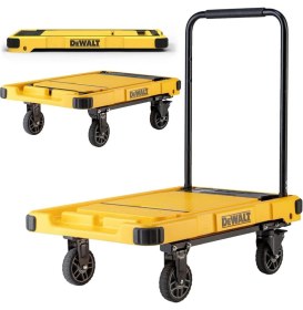 Resim Dewalt DWT710 200KG Profesyonel Katlanabilir Dört Tekerlekli Yük ve Paket Taşıma Arabası 