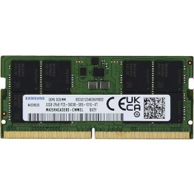 Resim Samsung M425r4ga3eb0-cwmol 32 Gb Ddr5 5600 Mhz Cl46 Sodımm Ram 