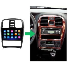 Resim Hyundai Sonata Android Multimedya Sistemi 4-64 Fimex 2004-2005 9" 