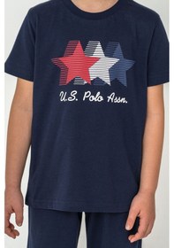 Resim U.s. Polo Assn. Erkek Çocuk Lacivert Pijama Takım 5274-49846 Lacivert 