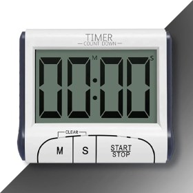 Resim Sevgift Mıknatıslı Alarmlı Dijital Geniş Ekranlı Kronometre-Zamanlayıcı-Timer 