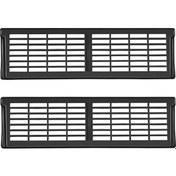 Resim Tesla Model Y İçin 1 Çift Araba Koltuk Altı Havalandırma Koruma Kapağı Dekorasyon Aksesuarları 