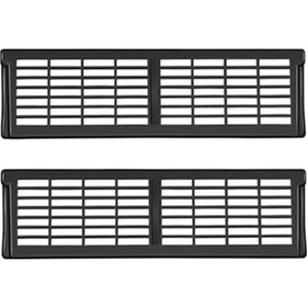 Resim Tesla Model Y İçin 1 Çift Araba Koltuk Altı Havalandırma Koruma Kapağı Dekorasyon Aksesuarları 