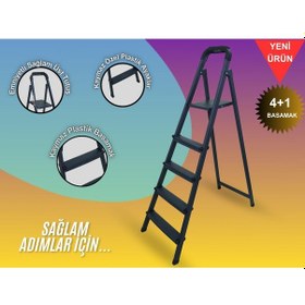 Resim Homtiva 4+1 Merdiven Antrasit-siyah 