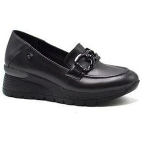 Resim Venüs 2313044k Airflow System Dolgu Deri Kadın Ayakkabı Siyah 