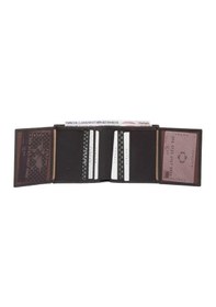 Resim Tergan Kahve Deri Erkek Cüzdan - S1ce00001517-a98 Kahverengi 
