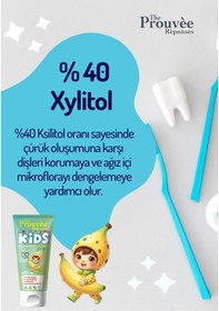 Resim %100 Doğal Organik Bebek Ve Çocuk Diş Macunu 50 Ml Florürsüz Çürük Önleyici 