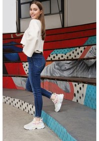 Resim Jump 29891 Bej Kadın Sneaker Günlük Spor Ayakkabı 