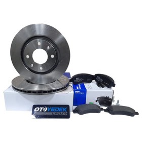 Resim Peugeot Partner (2003-2011) Ön Fren Disk ve Balata Takımı (Delphi) 