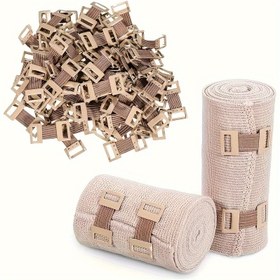 Resim 15/30 Adet Alüminyum Tokalı Elastik Bandaj Klipsi - Spor Ekipmanları için Ayarlanabilir Metal Klipsler, Çeşitli Bandajlarda Güvenli Tutuş, Dayanıklı Beyaz Renkli Bağlantı Elemanı, Atletler ve İlk Yardım Setleri İçin, Dokulu Yüzey, Kompakt Bağlantı Aparatı, Sağlam Yapı, Profesyoneller İçin 