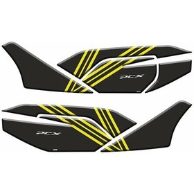 Resim Honda Pcx 2021 - 2024 Uyumlu Yan Ayak Pad 008 Çok Renkli 