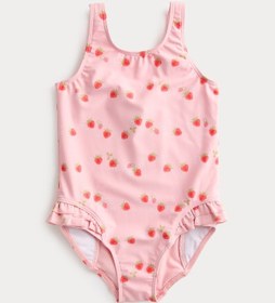 Resim Marks & Spencer Çilek Desenli Mayo T78002029I Pembe 