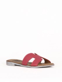 Resim Bueno Shoes Fuşya Deri Kadın Düz Terlik 01wq2015 